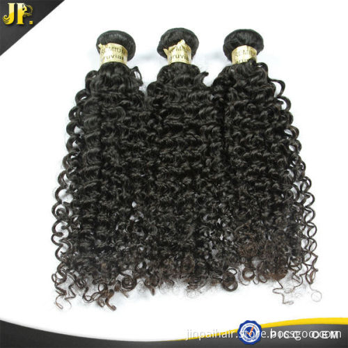 JP Hair afro curl virgin indian hair weave, 100% human hair extension curly wave